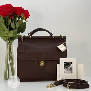 NEW Vintage Coach Willis Bag 9927 Mahogany Brown 2001